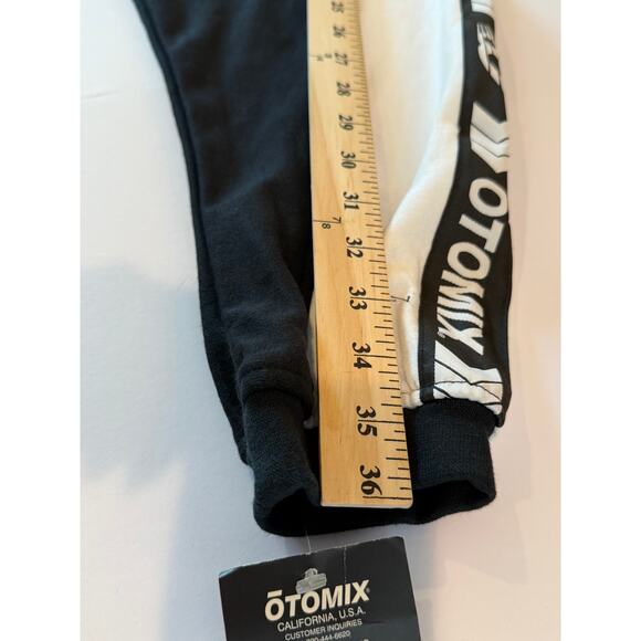 Otomix Athletics Sweatshirt XXL Black White Stripe Retro Bodybuilding USA NWT - Picture 9 of 10